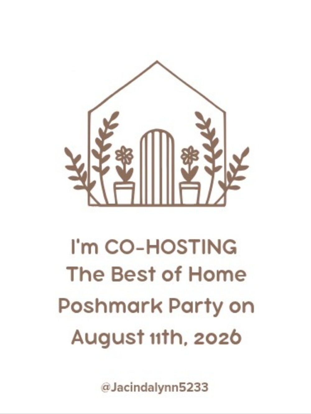 I'm Co-hosting The Best Of Home Poshmark Party On August 11th, 2026